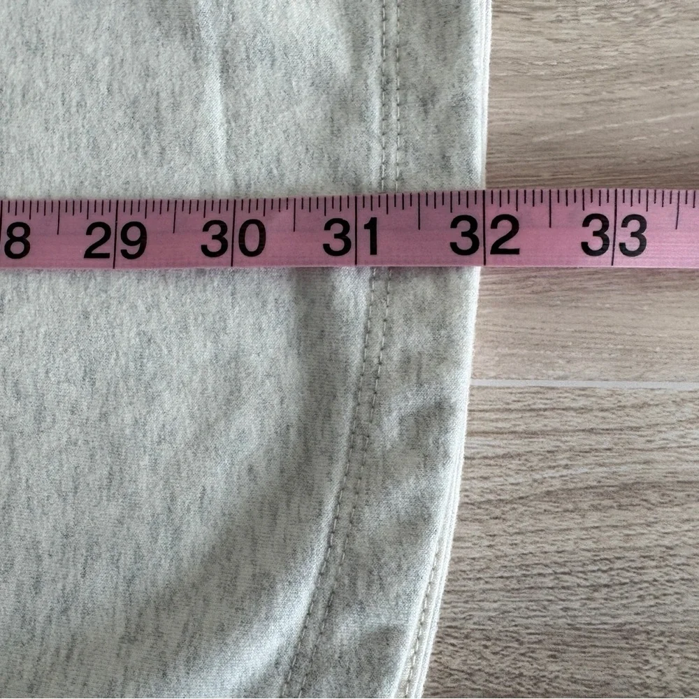Athleta Girl Heather Gray Short Sleeve Shirt Dress